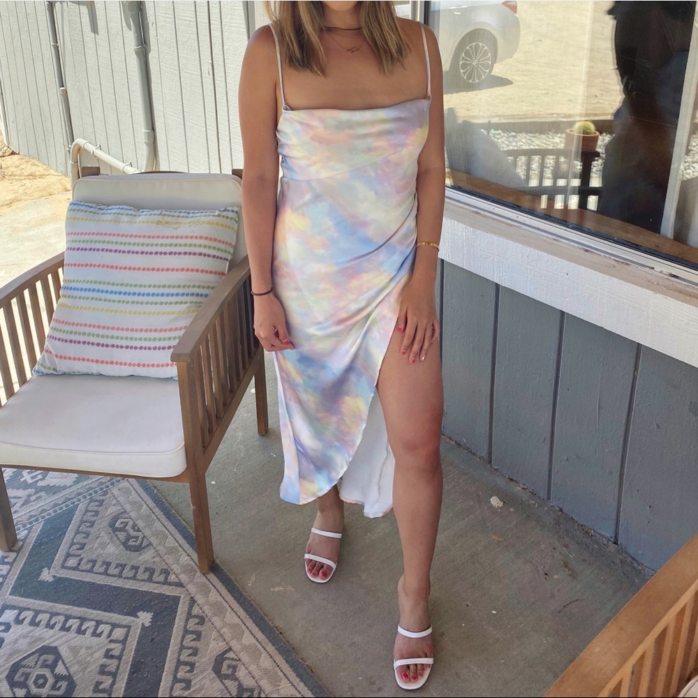 Midi Watercolor Dress